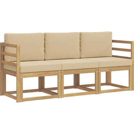 Set di divani da esterno 3 pz  Salotto da Giardino (1/5)