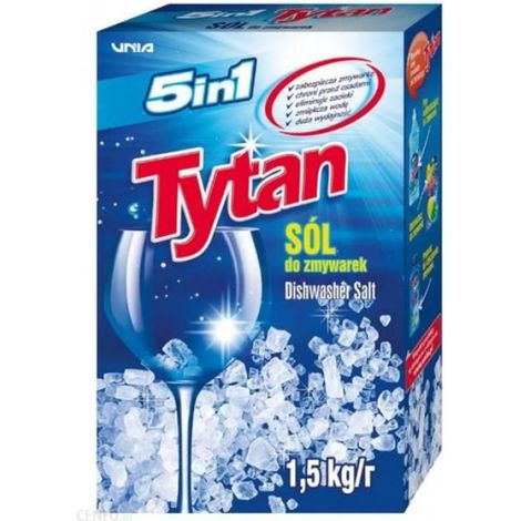 Sel Pour Lave-Vaisselle - 1,5 Kg - Adoucissant Eau - Anti-Calcaire - Pour Système D'Adoucissement - 1 Unité