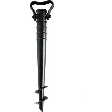 Piquet de parasol, Piquet de sol portable pour parasol, ancrage au sol pour plage, pêche, jardin, patio (1/4)