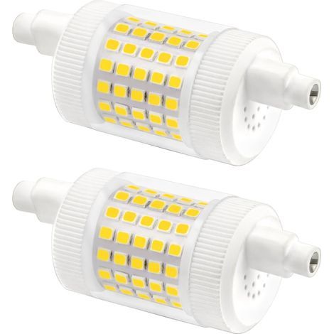 R7S LED-Glühbirne, 78 mm, dimmbar, 15 W, Kaltweiß 6000 K, 1500 lm, AC 230 V, Halogenstiftäquivalent R7S 120 W 100 W, lineare J78-LED für Deckenlichtprojektor, 2er-Set (1/5)