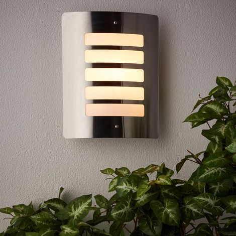 Brilliant Außen-Wandleuchte Todd E 27 60 W edelstahl Außenleuchte Wandleuchte (1/5)
