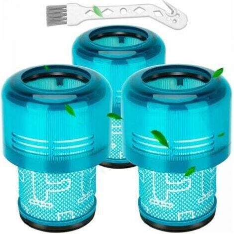 DTEKGAZ - Filter für Dyson V15, 3er-Pack Ersatzfilter für Dyson V11, V15, SV14, SV17, SV22 Detect Animal Absolute Extra Pro Torque Drive Motorhead Staubsauger, ersetzt DY-970013-02-dyson Staubsauger (1/4)