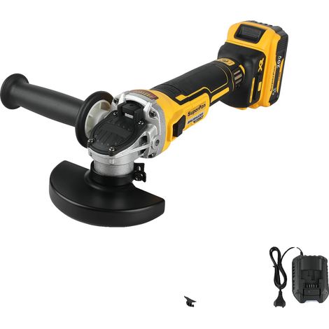 Meuleuse d'angle, moteur sans balais, haute efficacité, 2 batteries 1 chargeur (1/2)
