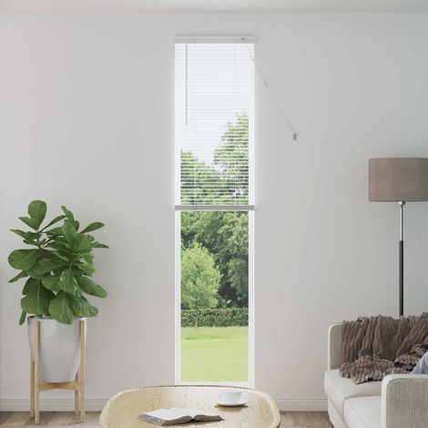 vidaXL Tenda Veneziana Bianco 213 x 50 cm 25 mm PVC