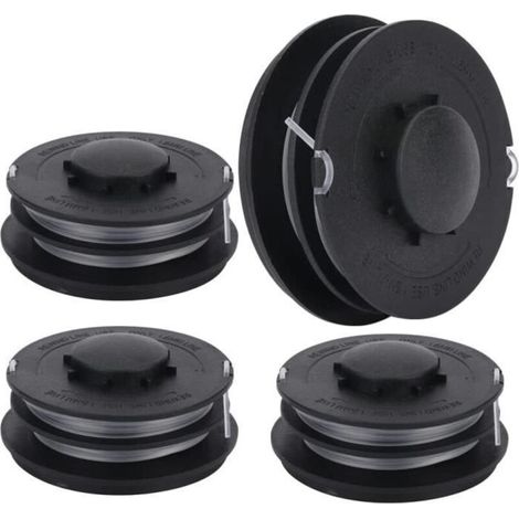 Lot de 4 bobines de fil compatibles avec Einhell GC-ET 4530,10 m, 2 mm,Bobines de Coupe-Bordures pour Einhell 3405685 (1/4)