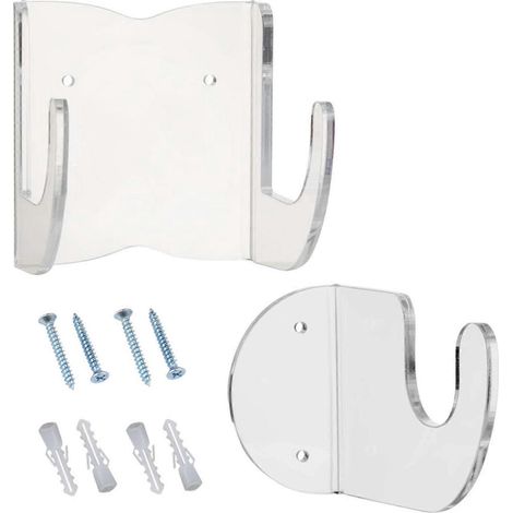 Acryl-Wandhalterungsset für Gitarren, rutschfester Ukulelenhalter, platzsparend