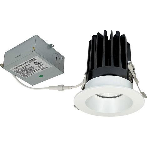 Spot encastré LED 4 pouces, blanc mat 3000K, écoénergétique, 15 W