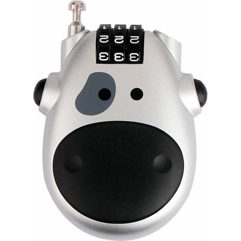 Vache Réinitialisable Combinaison de Verrouillage,3 Chiffres Verrou de cble pour Valise, Dossiers Suspendus, Valise, Valise Baggage Verrouille (1/5)
