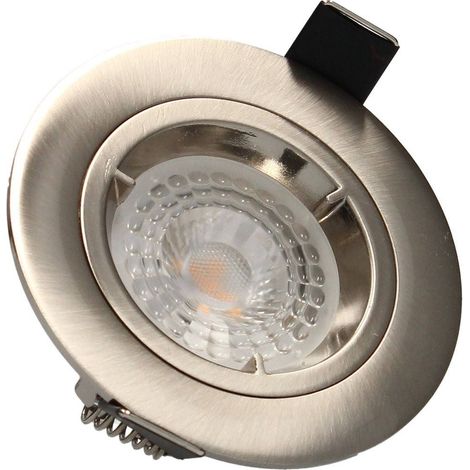 Set di 3 faretti da incasso fissi in acciaio SAPHYR GU10 5W 380lm bianco caldo ARLUX LIGHTING