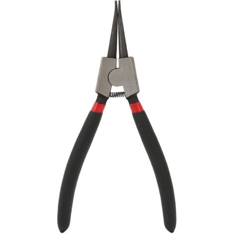 Pince à circlips droite externe, en acier au carbone et en caoutchouc, multifonctionnelle, pince de retenue d'anneau SK‑ 112‑7D 175mm 1.6mm (1/5)