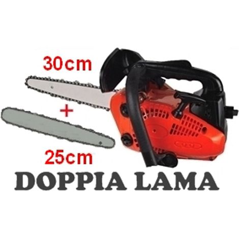Motosega per potatura 25cc (25,4cc) lama CARVING 30cm + lama Mod. OREGON 25cm
