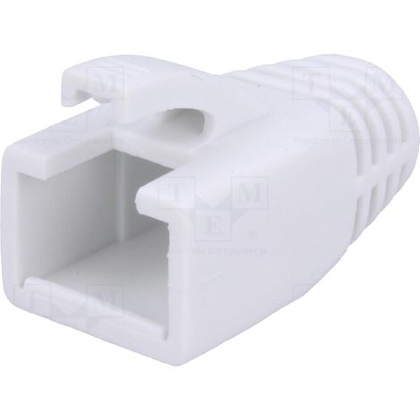 Isolation de prise RJ45 8mm - Blanc