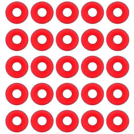 25 joints Grolsch en silicone rouge pour bouteilles à bouchon à bascule, joints pour bouteilles de bière artisanale (1/4)
