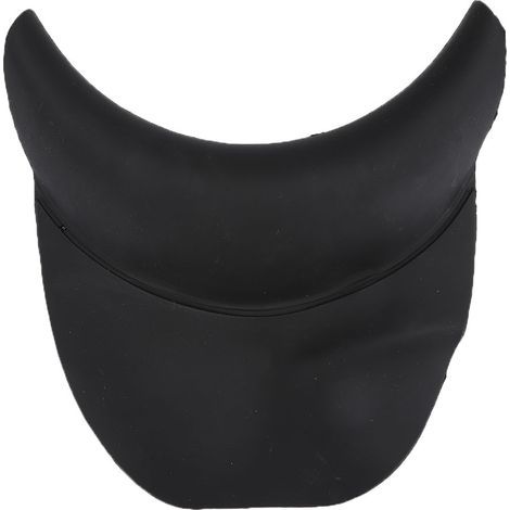 Gebogenes Silikon-Haarwaschpad – Shampoo-Pad für Friseursalons, Friseurwerkzeug, schwarz (1/5)