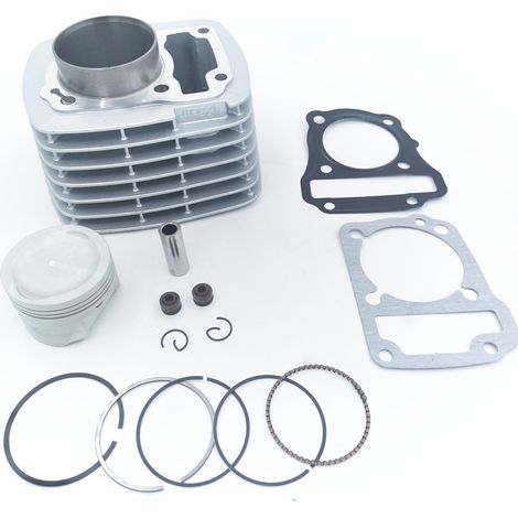 Kit Cylindre et Piston pour Moto - Compatible KYY125, WH125-5A-12, CB125 - Ensemble Complet de Réparation Moteur 125cc (1/5)