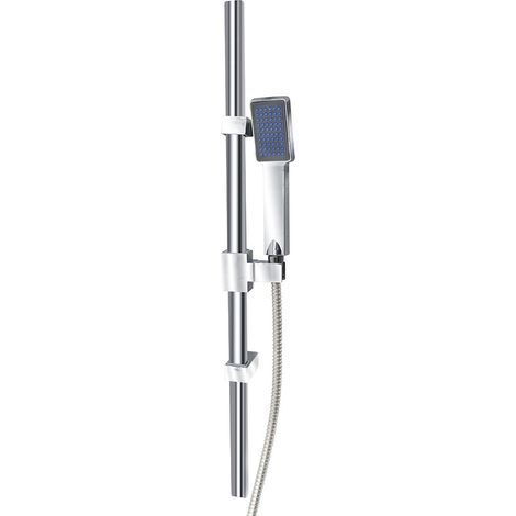 Rail coulissant avec douche de tête en acier AD-6725 réglable en hauteur 25h cm
