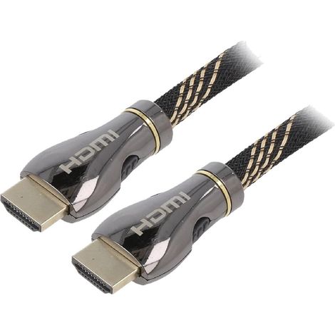 Cable HDMI 2.1 male des deux cotes 3m noir