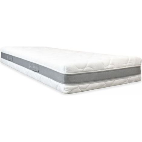 Materasso singolo Supermemory25 con strato in memory foam 90x190x H 23cm. sfoderabile