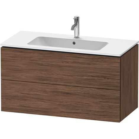 Duravit L-Cube mueble bajo lavabo suspendido, 2 cajones,
