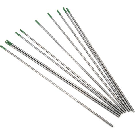 Lot de 10 électrodes en tungstène TIG WP, aiguilles de soudure professionnelles, accessoires industriels de haute qualité. (1/5)
