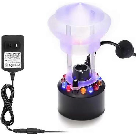 Humidificateur d'aquarium à atomiseur ultrasonique avec protection anti-éclaboussures (1/5)