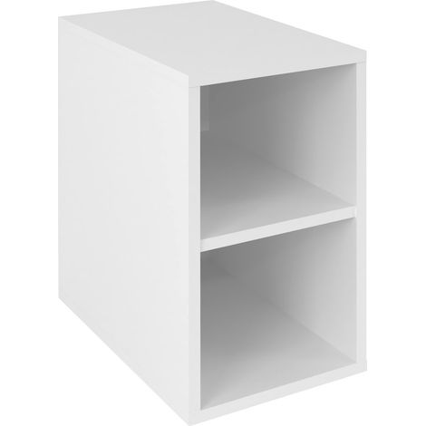 CIRASA étagère inférieure 30x52x46cm, blanc brillant