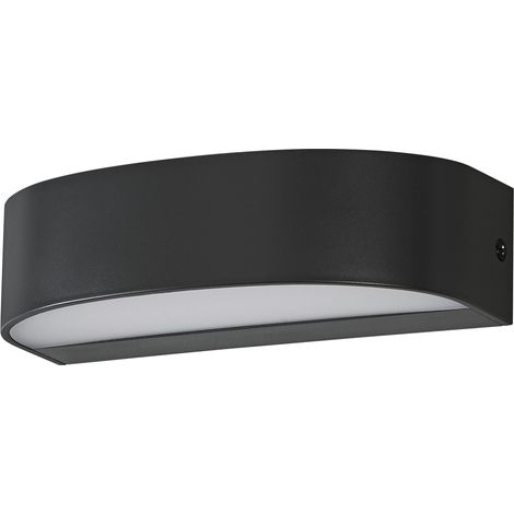 OSRAM Luminaire extérieur ENDURA STYLE ILAY WALL, 7,6W, 450lm, applique murale, gris foncé, classe de protection IP65, température de couleur 3000K, ton blanc chaud