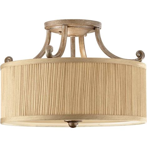 Lampadario Contemporaneo Abbey Acciaio Sabbia Argentata 3 Luci E27 (1/4)