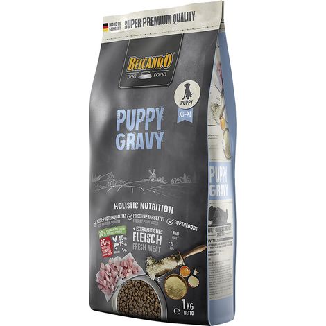 Belcando Puppy Gravy Hundetrockenfutter Junior 4 kg Geflügel & Fisch Trockenfutter Hunde