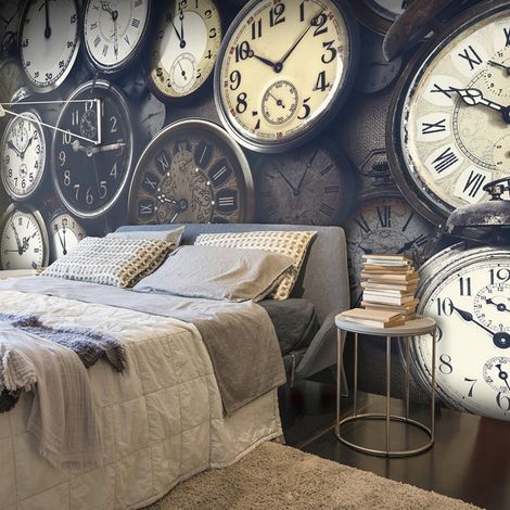 Papier peint chronomètres - 300 x 210 cm (1/4)