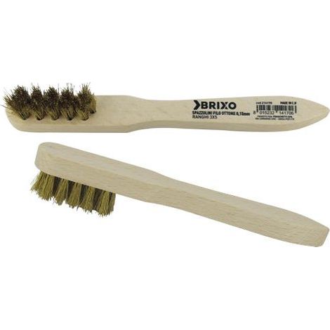 SPAZZOLINI FILO OTTONE ONDULATO