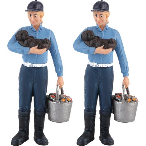 Realistische Bauernfigur, Lernspielzeug für Kinder, statische Wohndekoration (1/5)