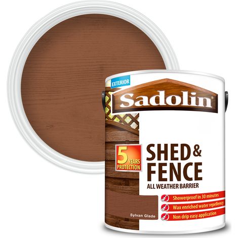 Sadolin Shed and Fence Protector All Weather Barrier - Sylvan Glade - 5L