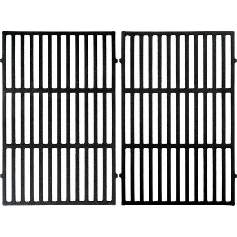BBQ-Toro Gusseisen Grillrost 30 x 44,5 cm, 2 Stück, Gussrost, Ersatzrost, Grillgitter, Grillaufsatz