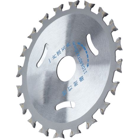 Disque de scie circulaire double face en carbure 40 dents pour le travail du bois, avec joint, 110 mm x 20 mm (1/5)