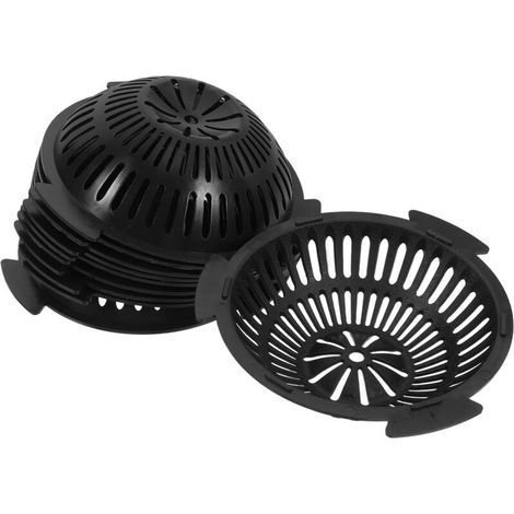 Lot de 10 Coussinets Anti-Fuite en Plastique 5,5 cm pour Pots de Fleurs Jardinières et Bonsaïs – Tapis Filtrant Démisphérique (1/5)