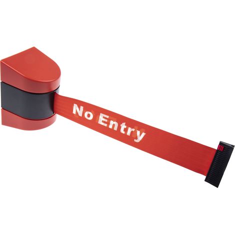 Barrière sécurité RS PRO Noir, Rouge en Polyester ( Prix pour 1 ) (1/3)