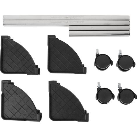 Support tour ordinateur acier réglable mobile – CPU avec roues pivotantes 360° PC, bureau (1/5)