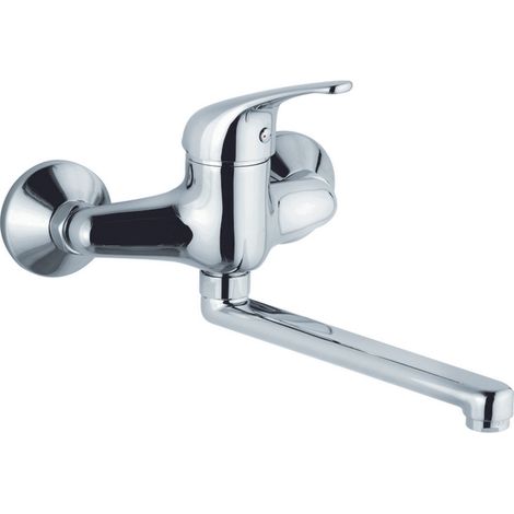 Miscelatore monocomando lavello a muro astro 2 cromo