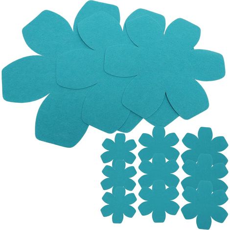 Lot de 12 dessous de plat en feutre, bleu (1/5)