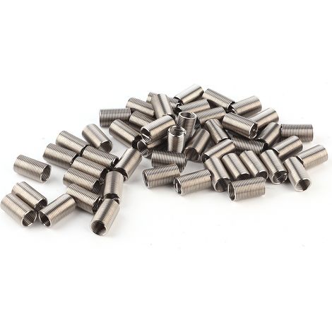 50 Pièces Raccords Filetés Mâle Femelle Réducteurs Outil de Réparation Écrous Acier Inoxydable Fixation M10x1.25 (1/5)