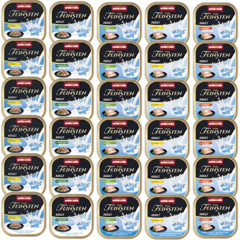 ANIMONDA Vom Feinsten Milkies mélange de saveurs 30x100g