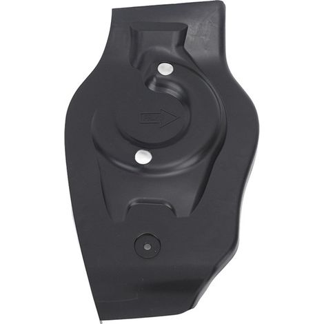 1 color: Black Material: Plastic Car right fender bracket rear lower control arm guard base plate (1/4)