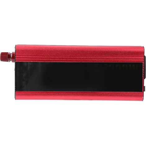 Convertisseur de puissance 2000W, Onduleur Voiture 12V/24V vers 220V, Chargeur USB Intégré, Onde Sinusoïdale Modifiée, Adaptateur pour Véhicule (1/5)