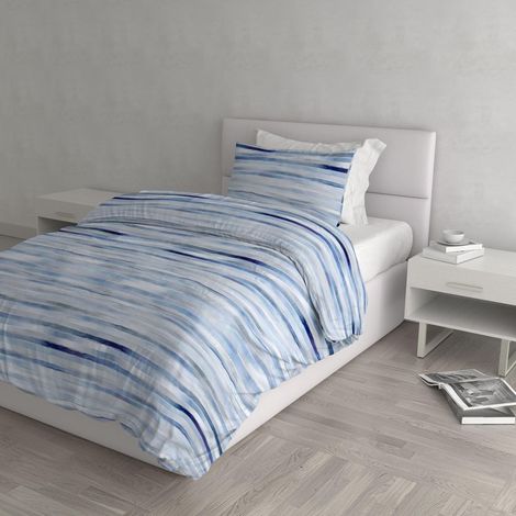 Parure Housse de Couette imprimée, Microfibre, Simple (1/4)
