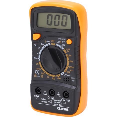 Testeur multimètre multifonctionnel numérique haute précision XL830L, robuste et durable, de qualité industrielle (1/5)