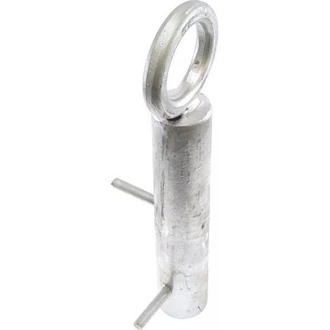 Ultra Secure – Anneau de sécurité à sceller en acier galvanisé haute résistance – Système de verrouillage efficace – Pour sols meubles comme gravier et béton (1/2)