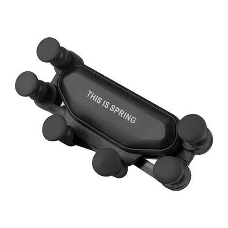 Supporto per telefono auto platyne retrattile silicone metallo