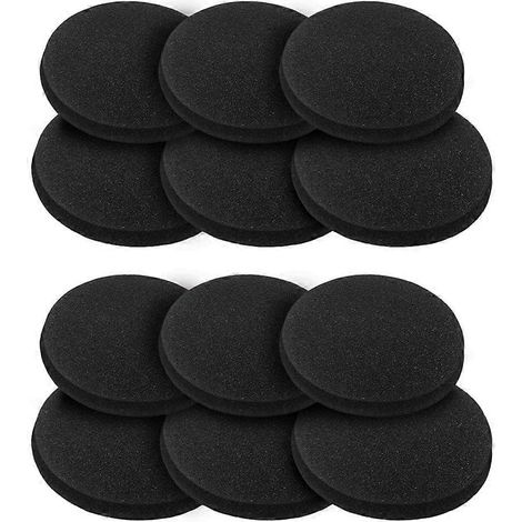 12 lot Activated Charcoal Compost Bin filtres 6 3 pouce épais rond rechange filtres pour intérieur Compost Buckets (1/5)