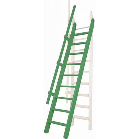 Scala per soppalco MSP : 59cm - Colore : Verde Opale (RAL 6026) - MSP/R6026
